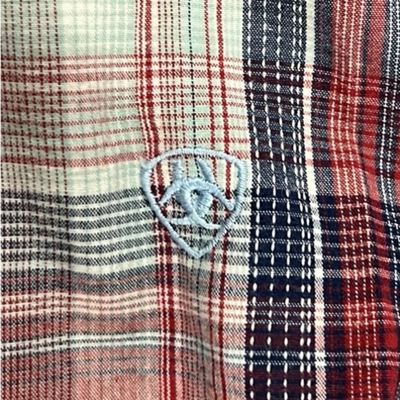 Ariat women’s plaid pearl snap button down western shirt size Medium - Picture 5 of 12